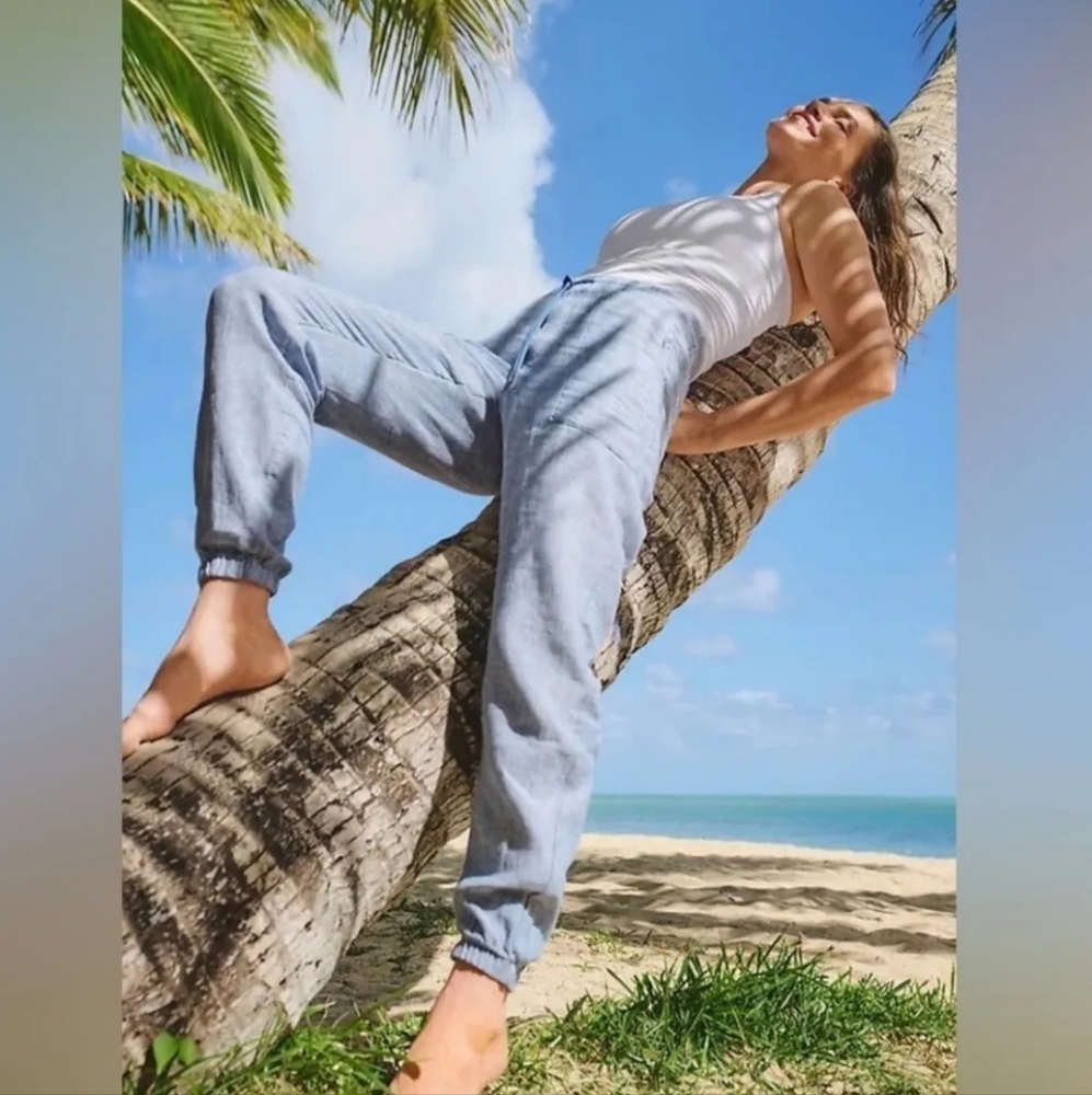 Athleta Light Blue Joggers